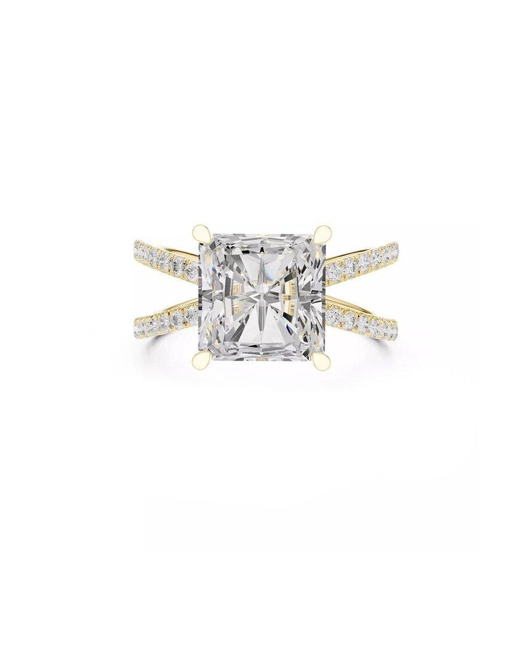 Lab Grown Diamonds White 14K 4.00 Ct. Tw. Lab-Grown Diamond Ring