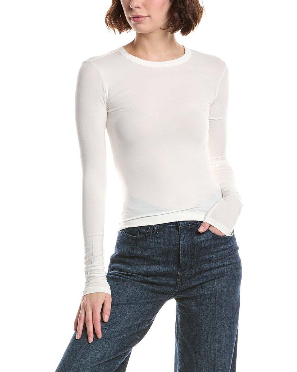 Rag & Bone White Luca Slim Top