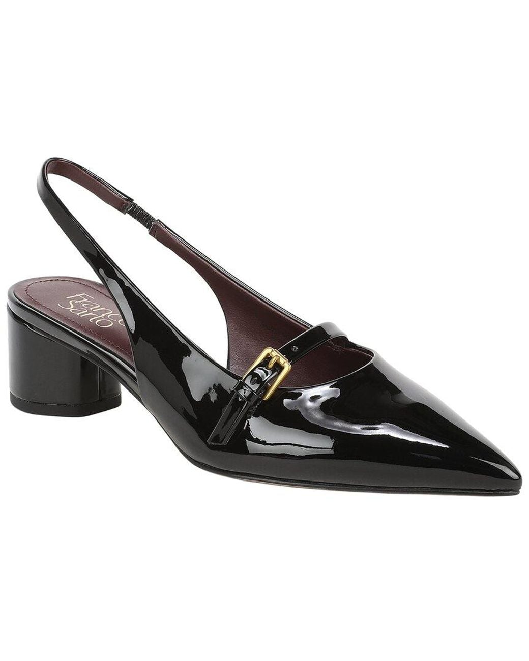 Franco Sarto Black Roxana Slingback Pump