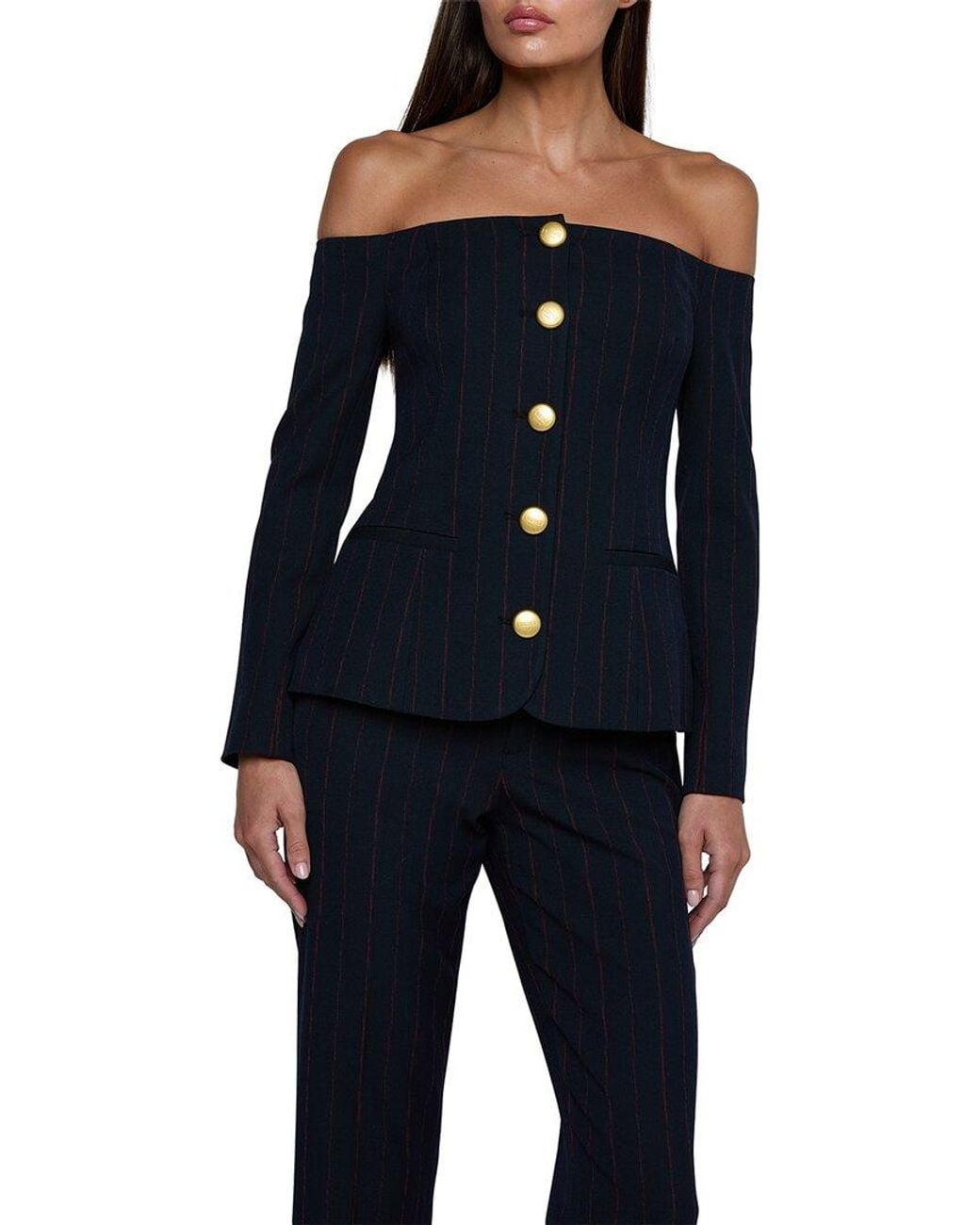 L'Agence Blue Alicent Blazer