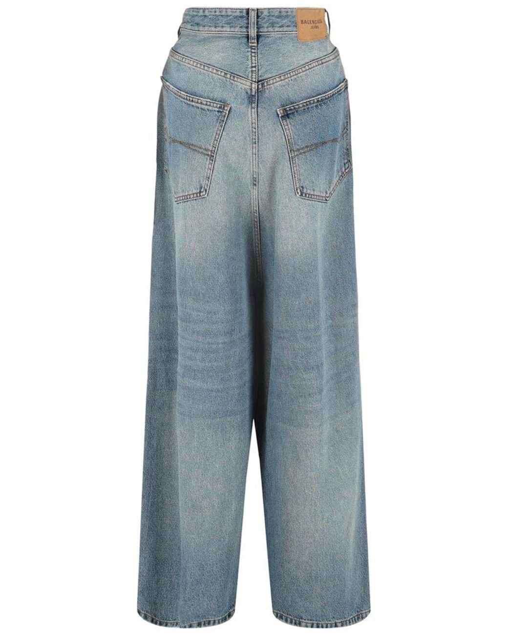 Balenciaga Blue Low Crotch Jeans