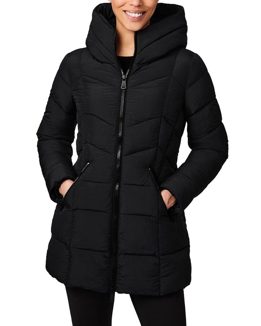Bernardo micro touch top water resistant quilted jacket