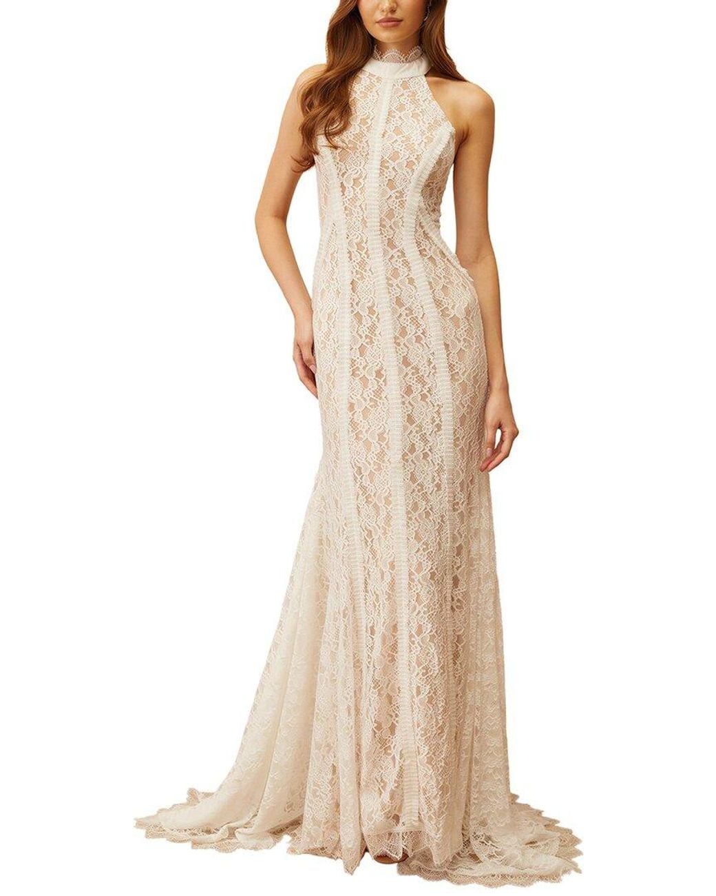 Alma King Natural Solid Maxi Dress