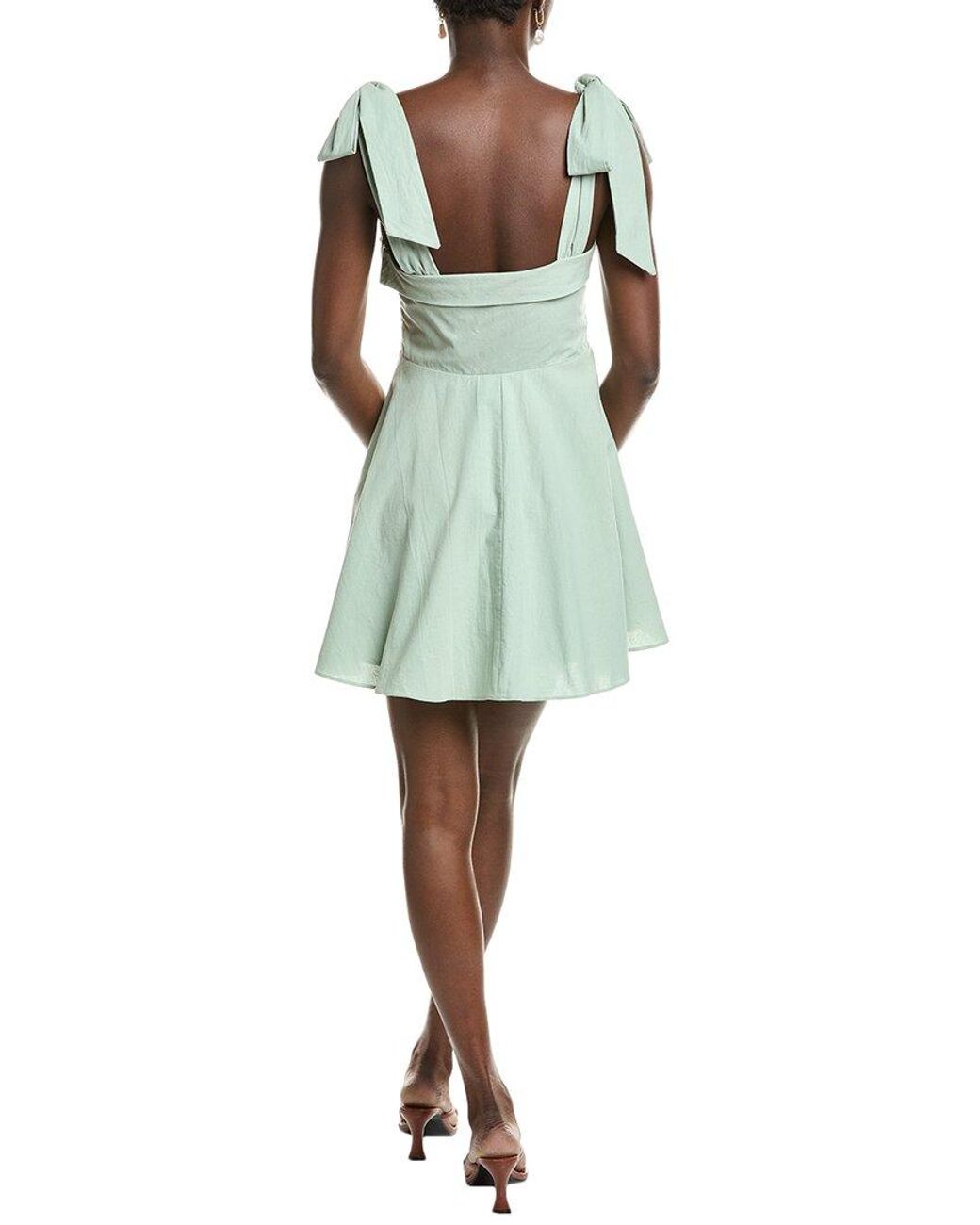CELESTINE SEI Green Mini Dress