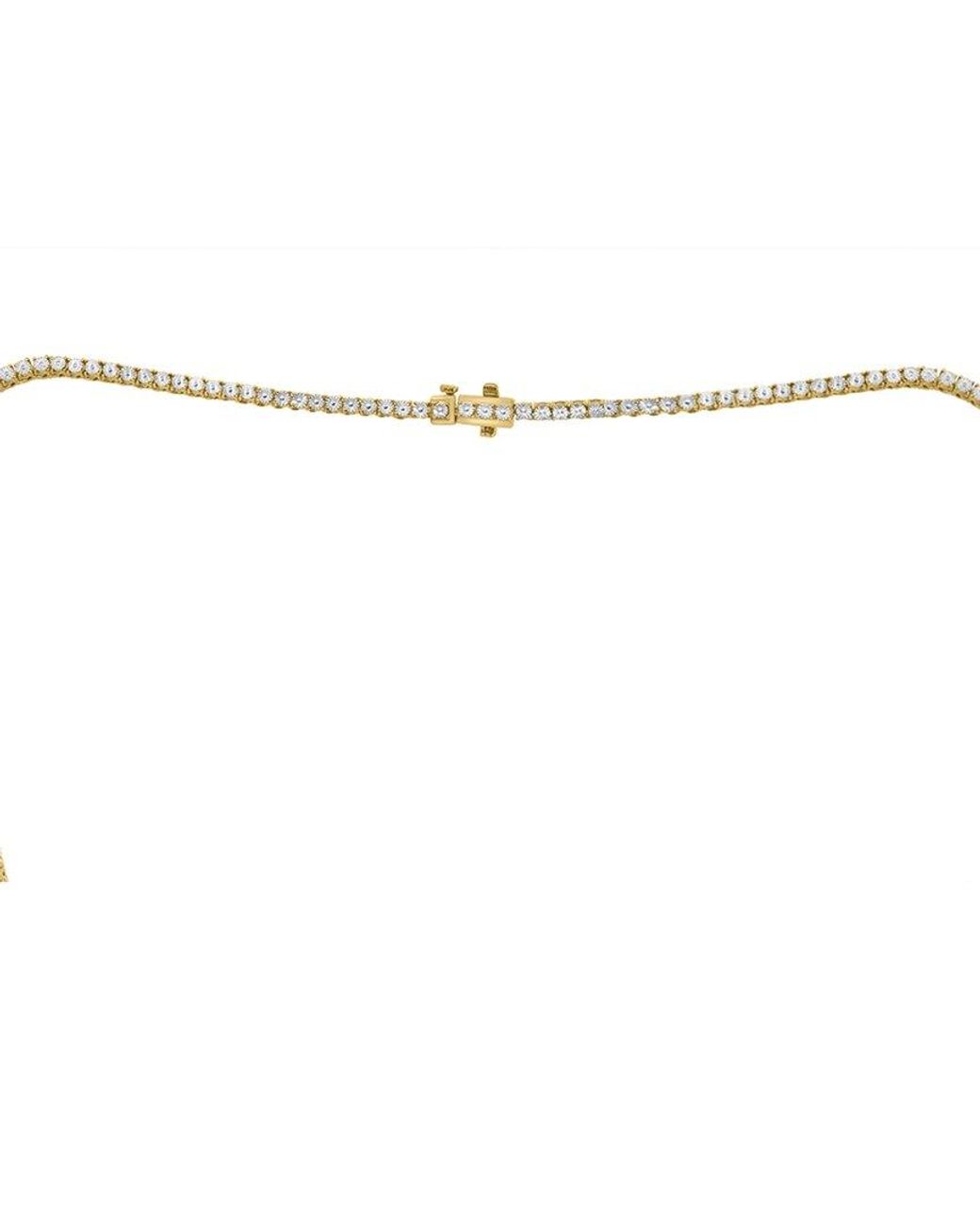 Effy Fine Jewelry Metallic 14k 1.84 Ct. Tw. Diamond & Emerald Necklace