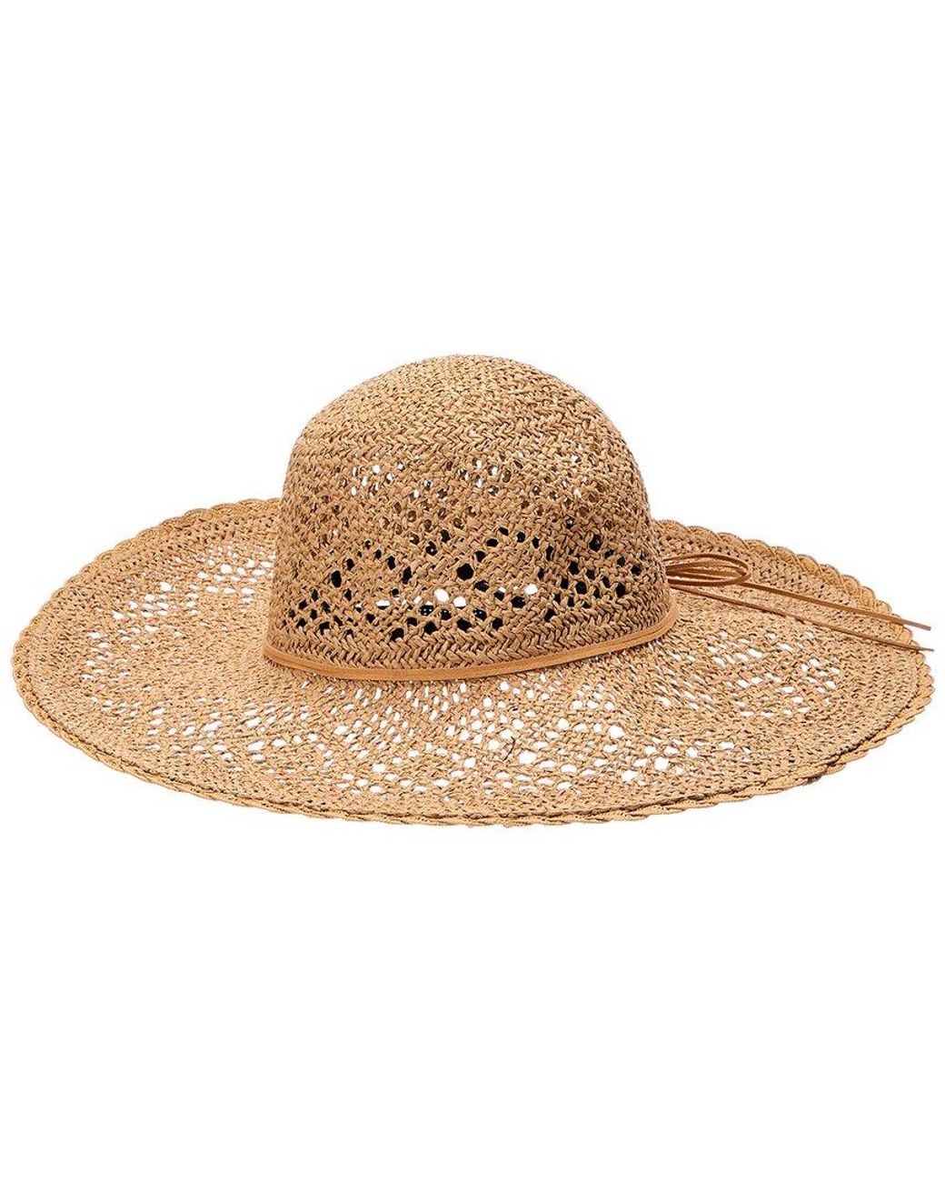 Surell Natural Accessories Woven Straw Sun Hat
