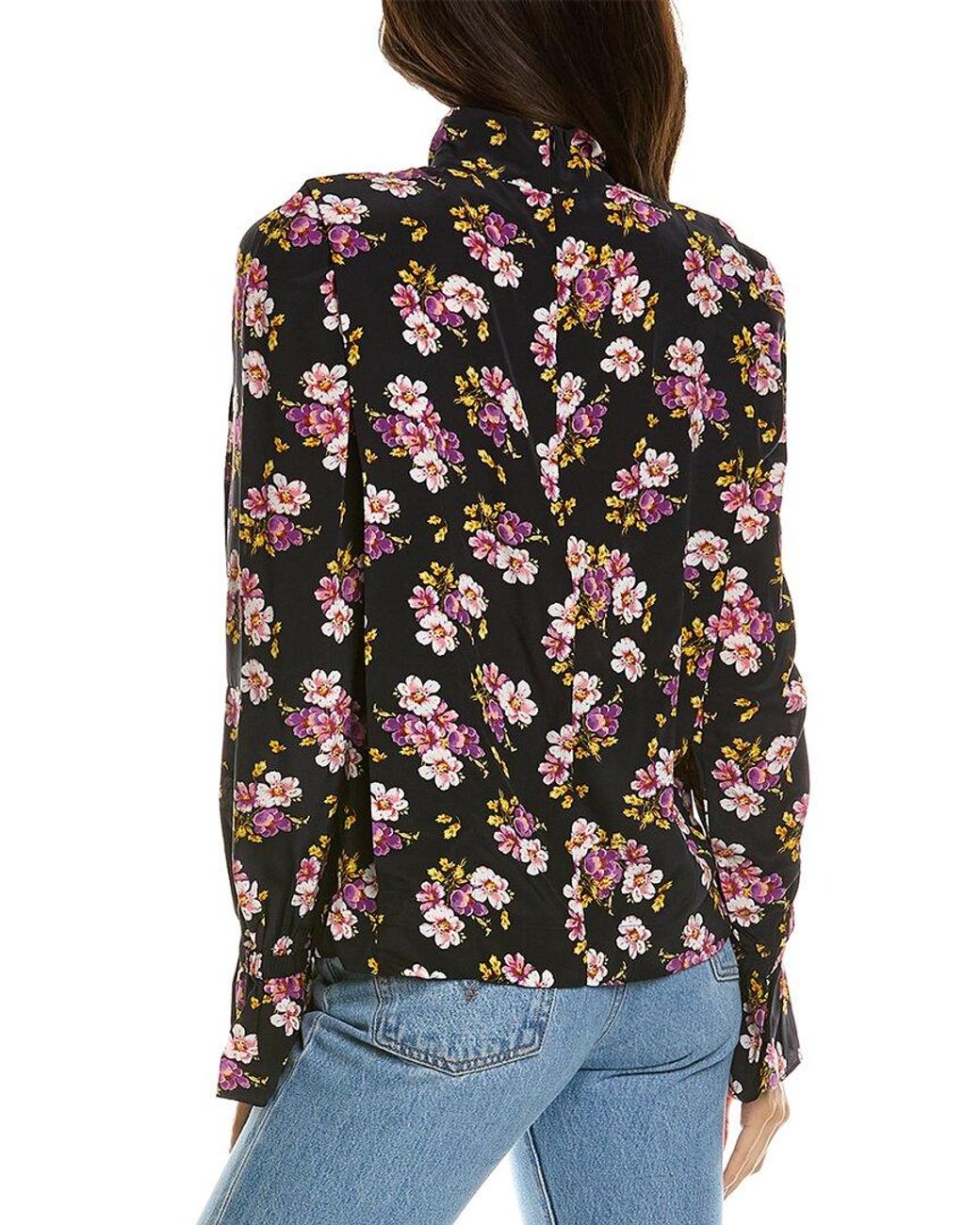 Zadig & Voltaire Gray Tabbi Silk Top