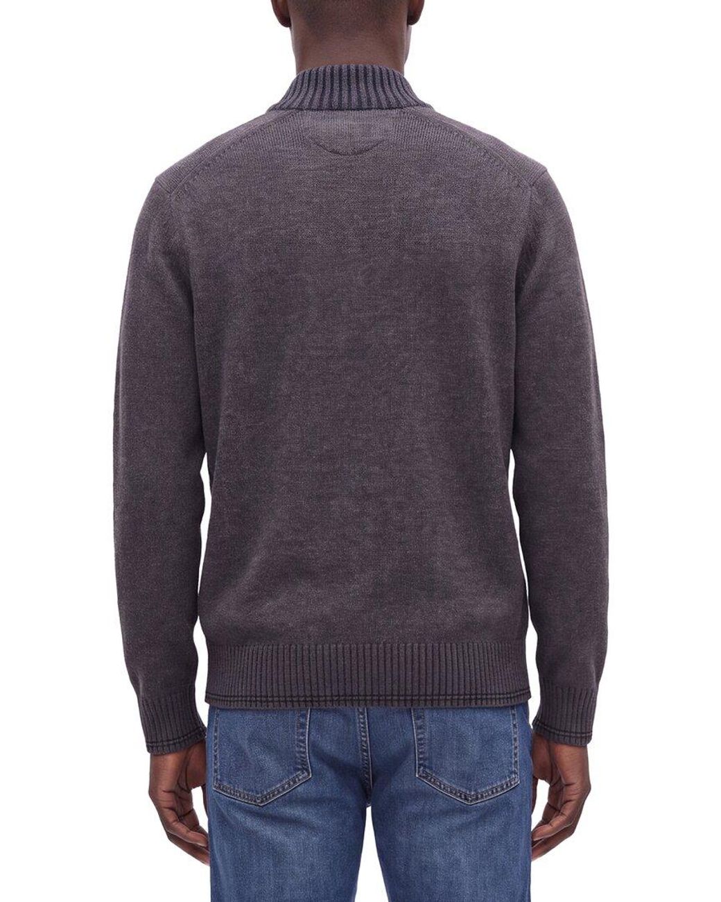 Raffi Blue Vanise 1/4-Zip Wool & Cashmere-Blend Mock Neck Sweater for men