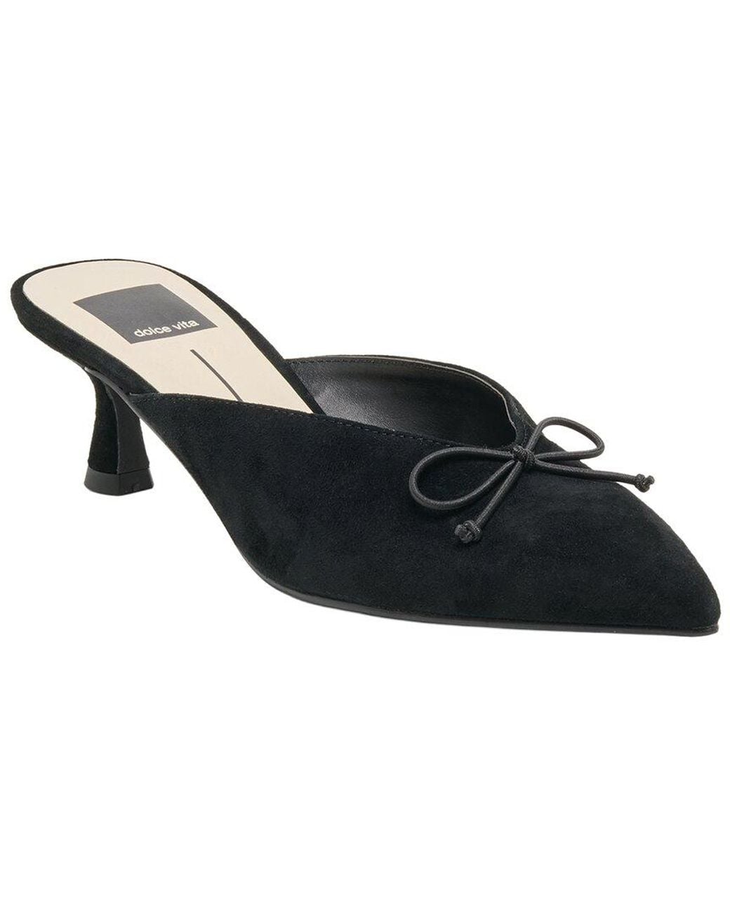 Dolce Vita Black Cailyn Suede Mule