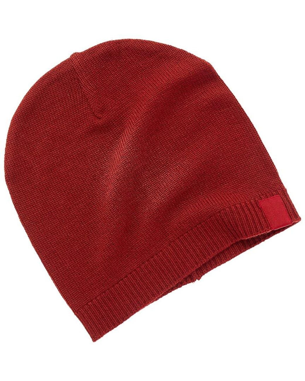 Portolano Red Italian Wool Hat for men
