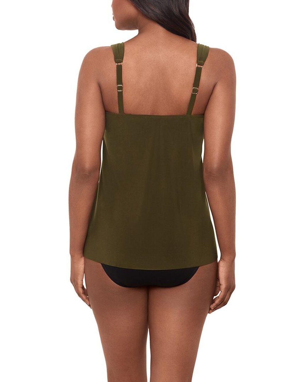 Miraclesuit Green Razzle Dazzle Dazzle Tankini