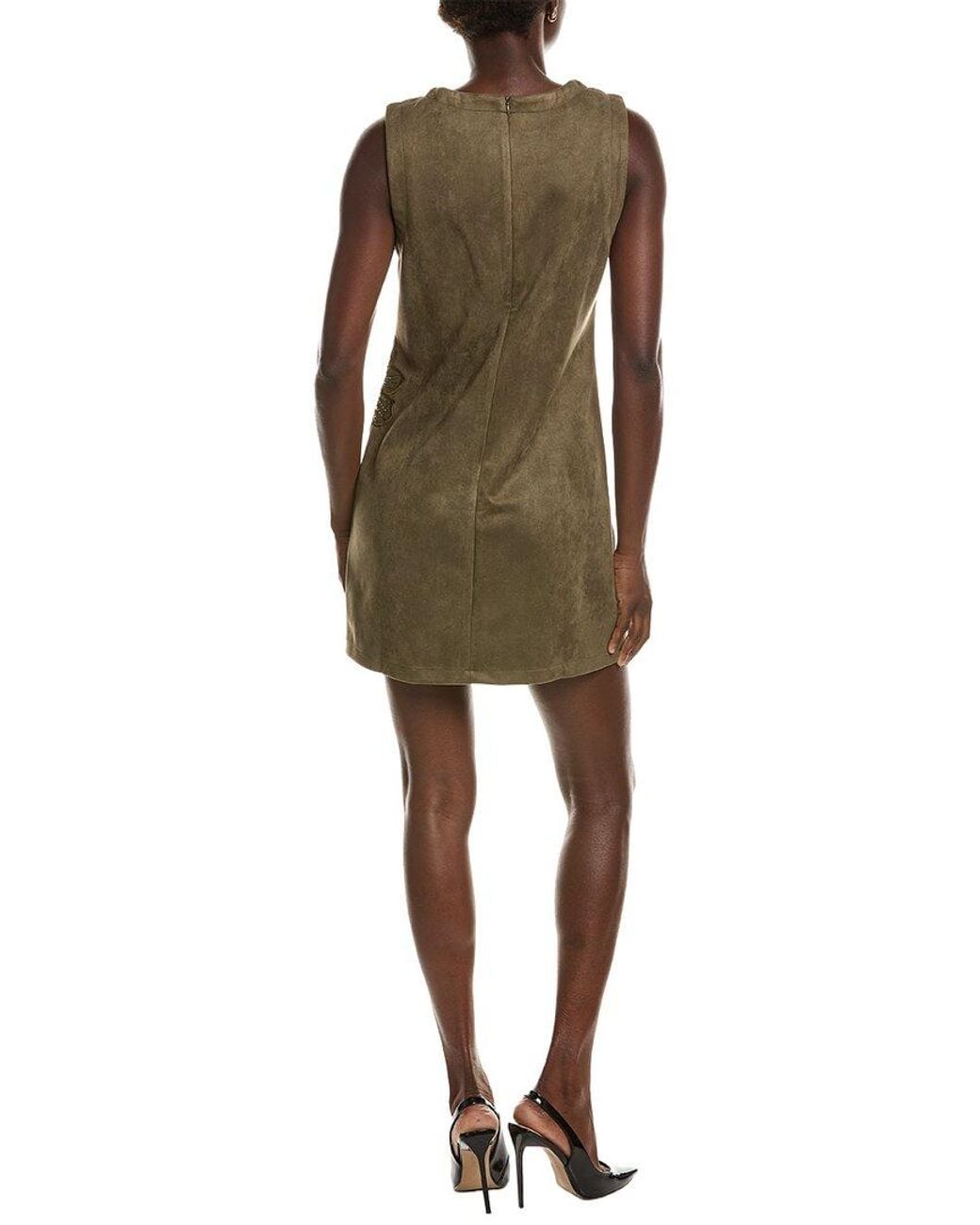 NVLT Green Sequin Mini Dress