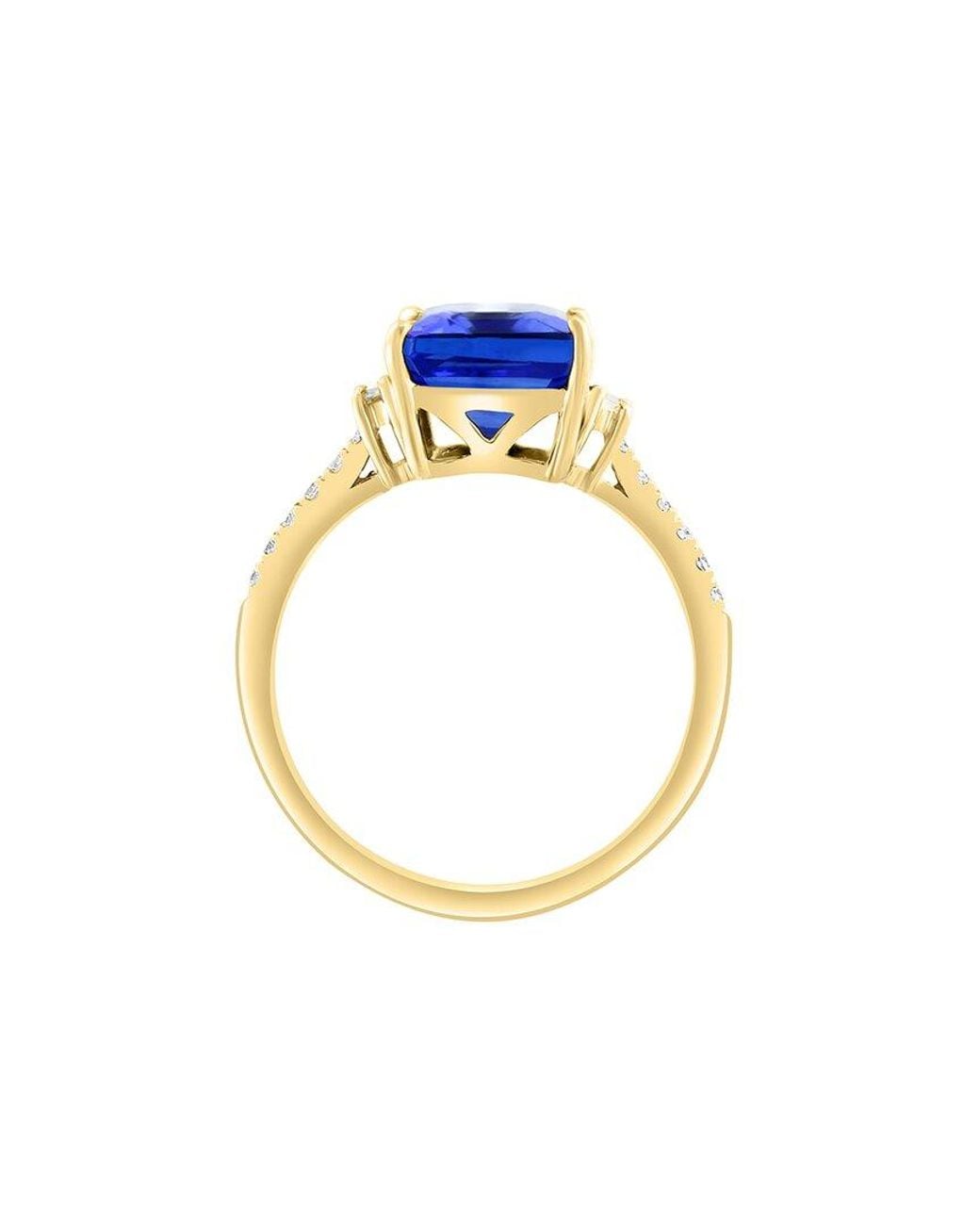 Effy Fine Jewelry Blue 14K 3.05 Ct. Tw. Diamond & Tanzanite Ring