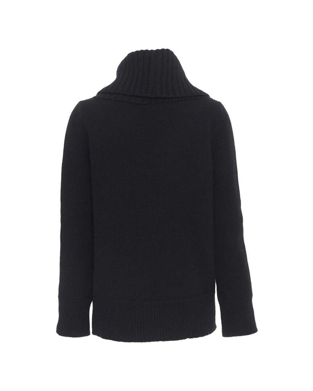 McQueen Blue Wool Angora-Blend Ribbed Turtleneck, Size Int (Authentic Pre-Loved)