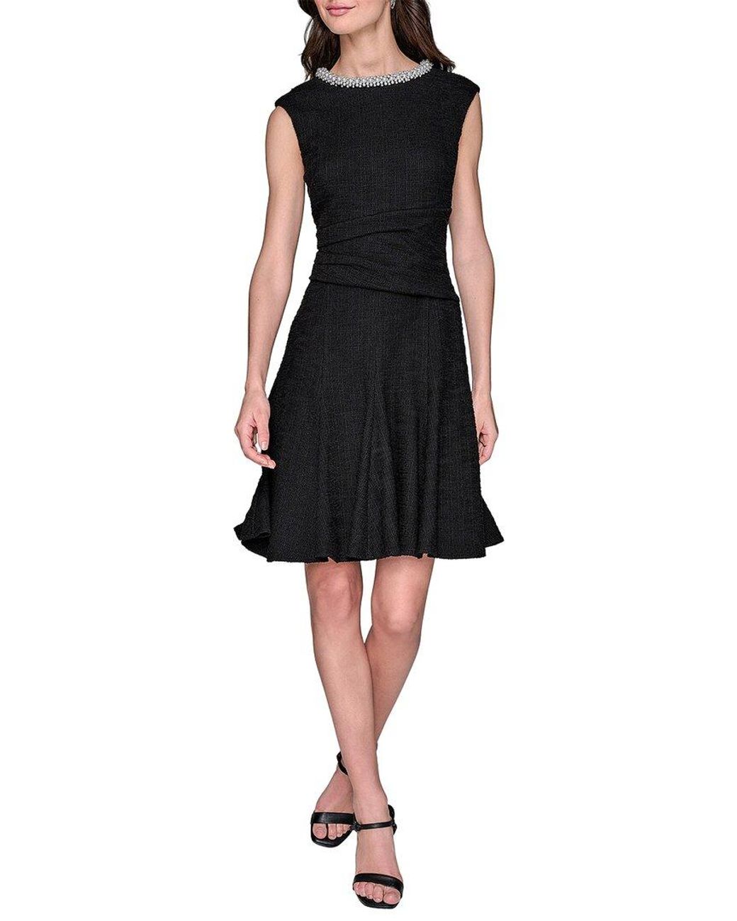 Karl Lagerfeld Black Stretch Dress