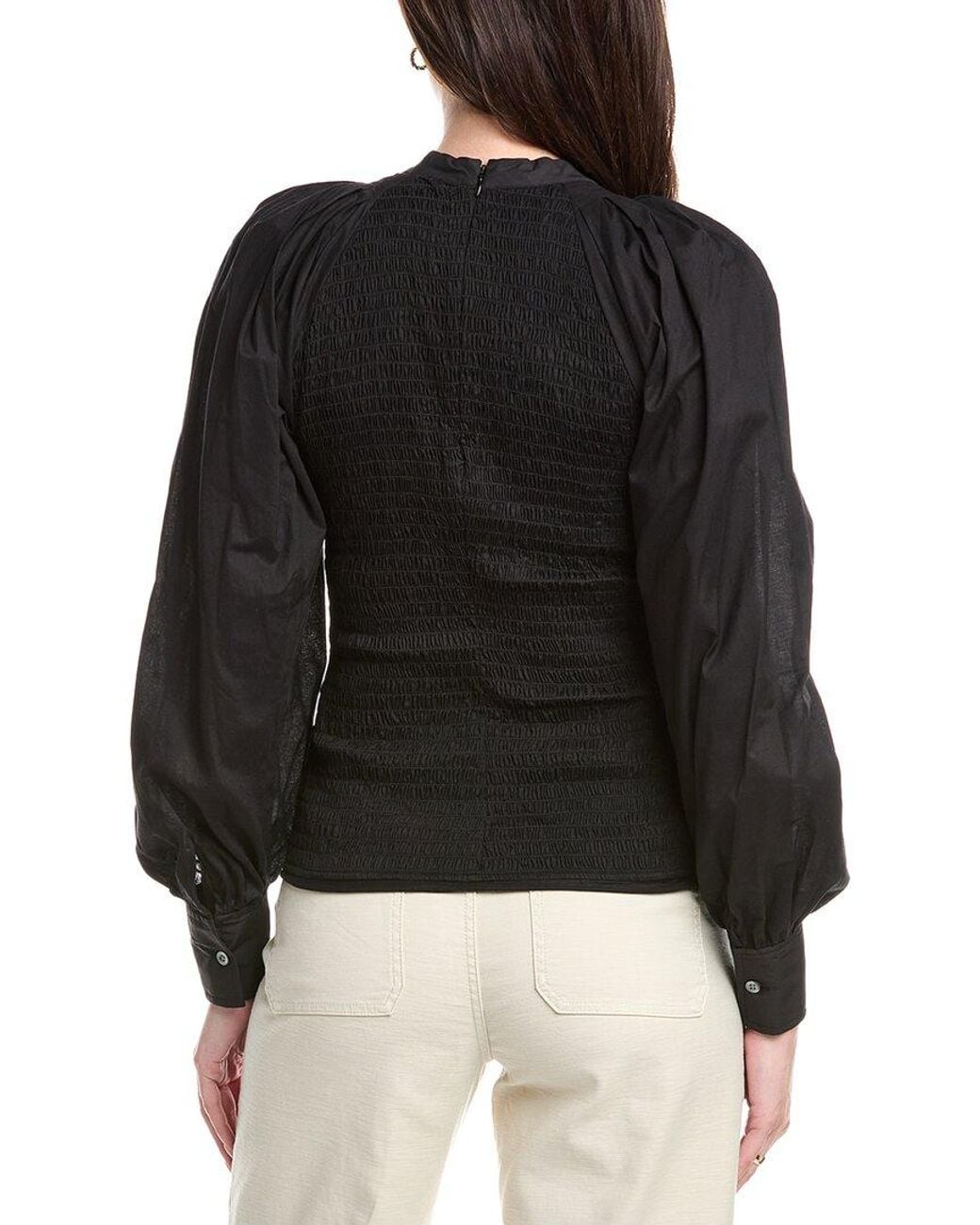 3.1 Phillip Lim Black Voile Top