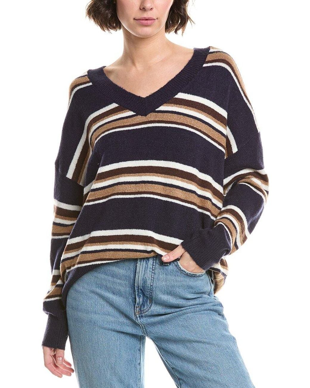 Brook + Lynn Blue Pullover