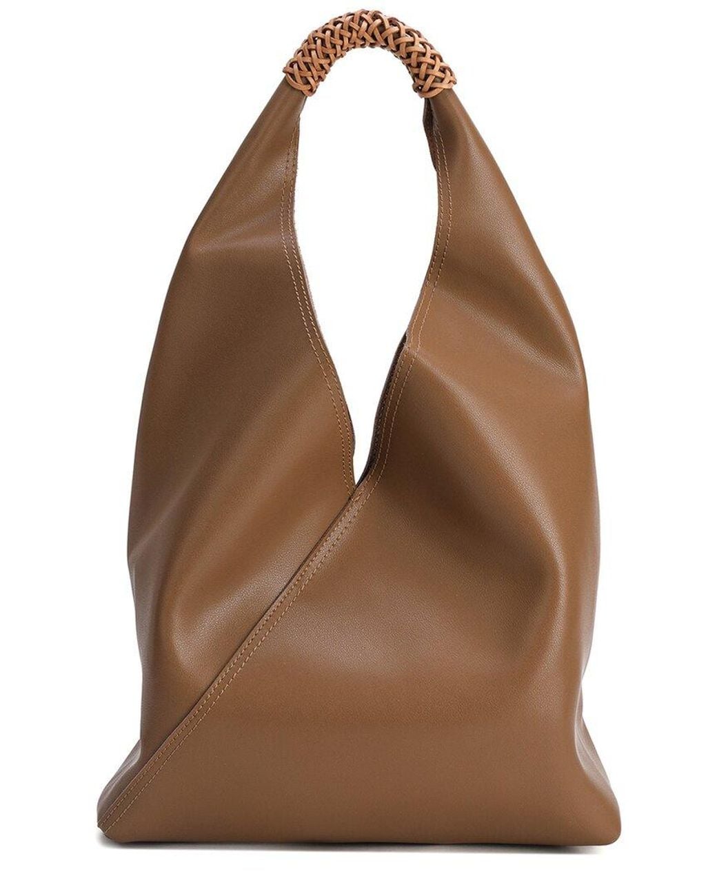 Tiffany & Fred Paris Brown Smooth Leather Tote