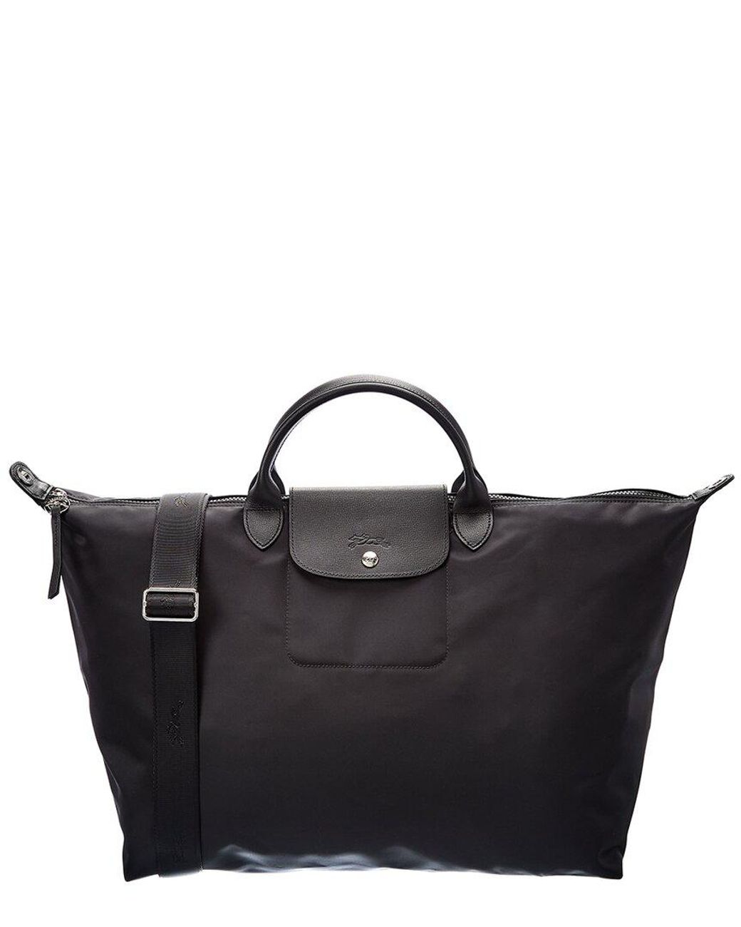 Longchamp Le Pliage Neo Large Nylon Travel Bag in Black | Lyst