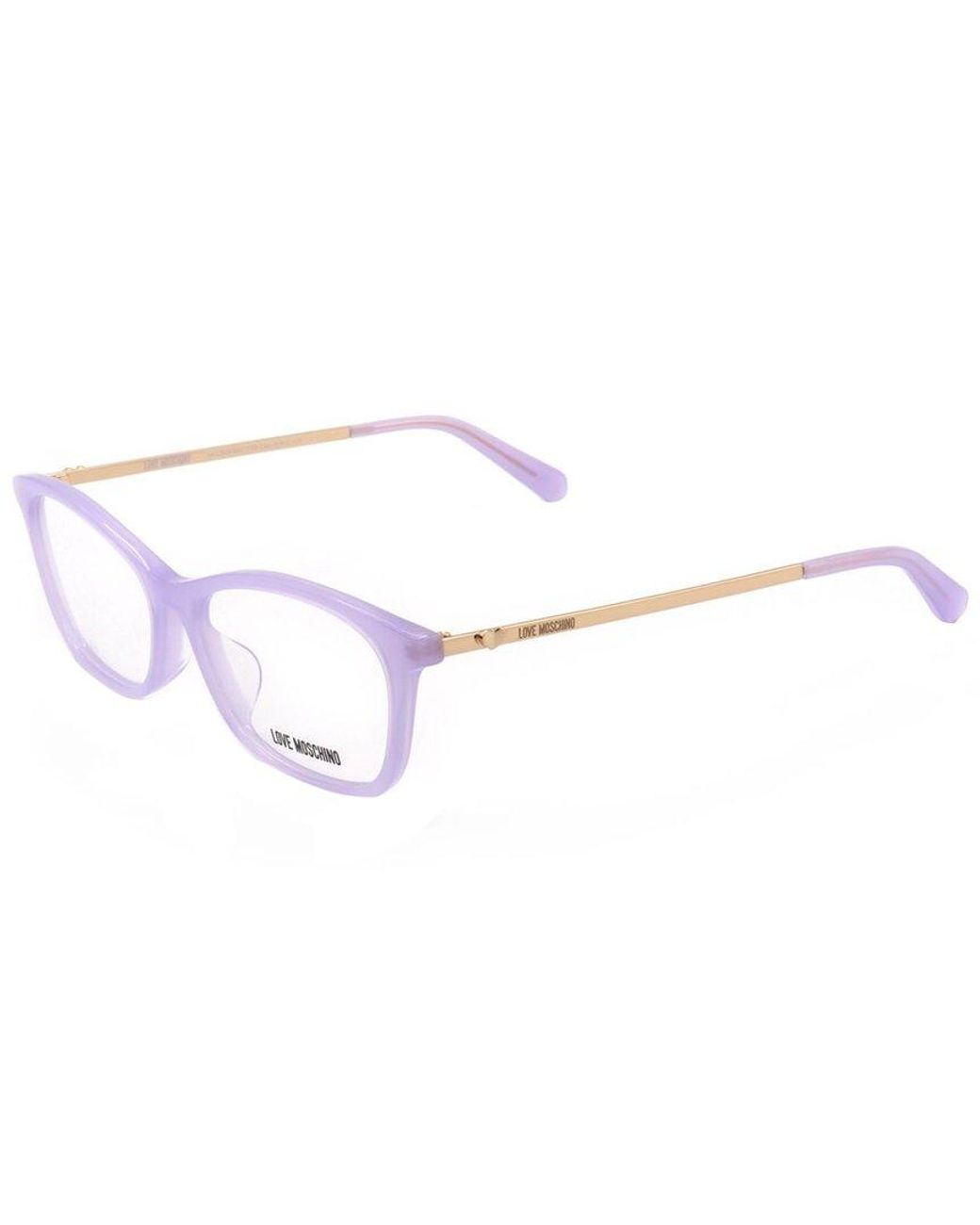 Love Moschino White Mol535/f/sam 52mm Optical Frames