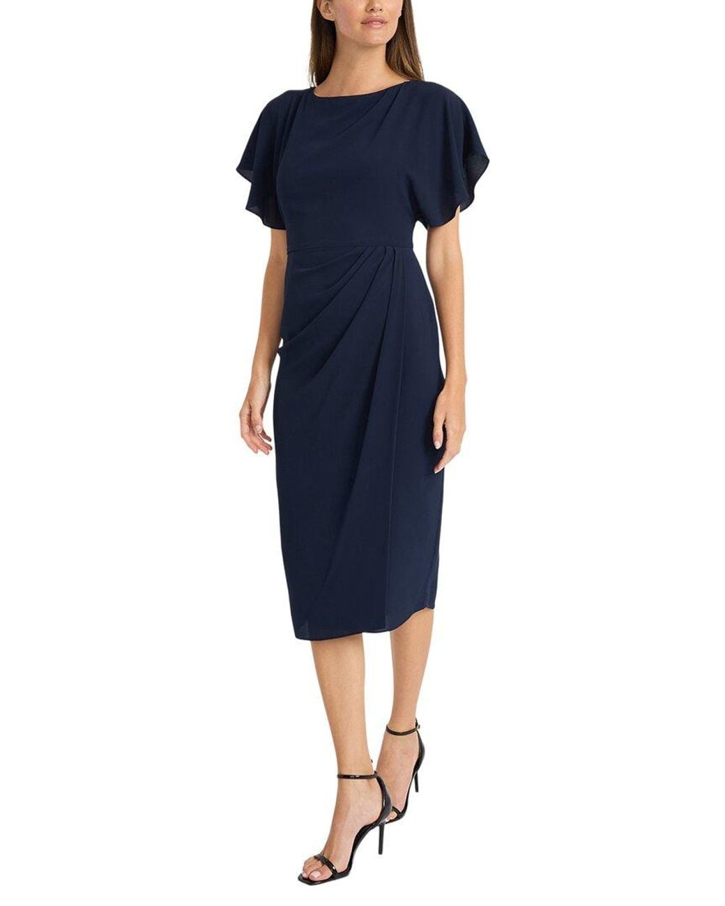Maggy London Blue Midi Dress