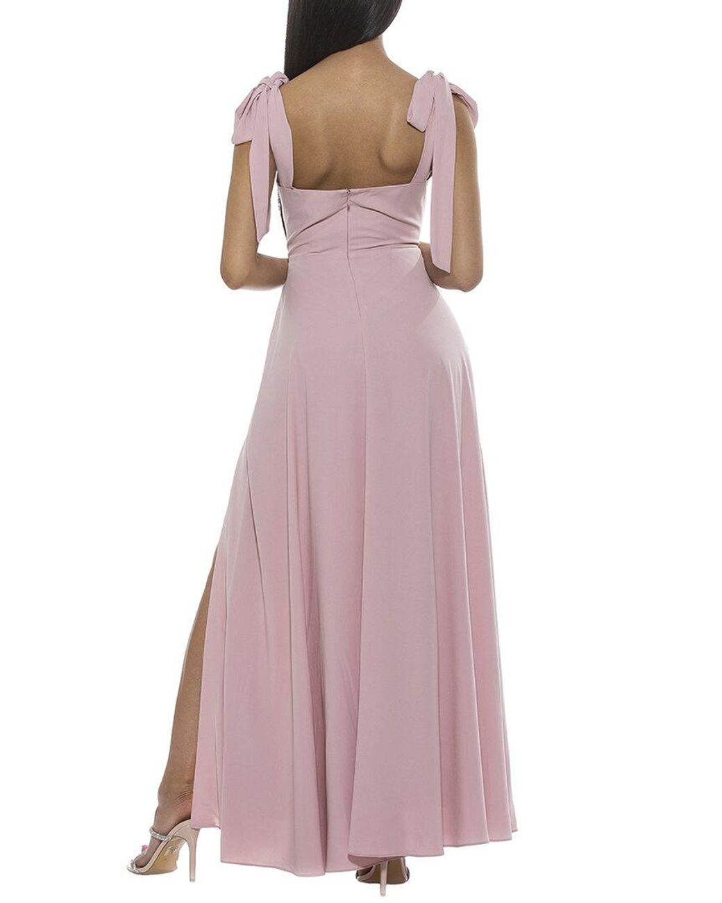 Alexia Admor Pink Arya Fit & Flare Dress
