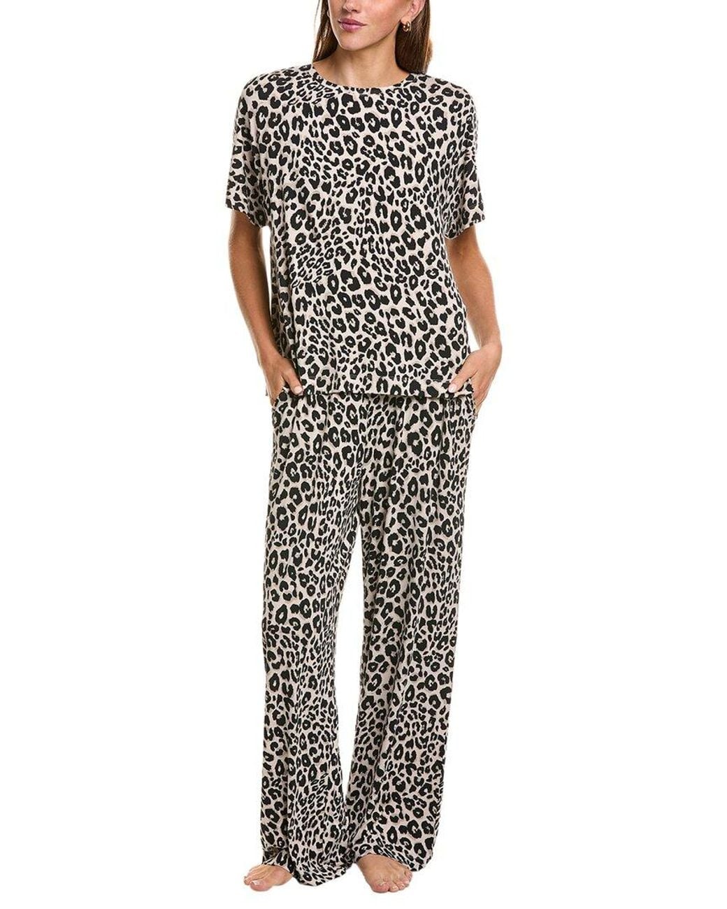 Sanctuary Black 2Pc Long Pajama Set