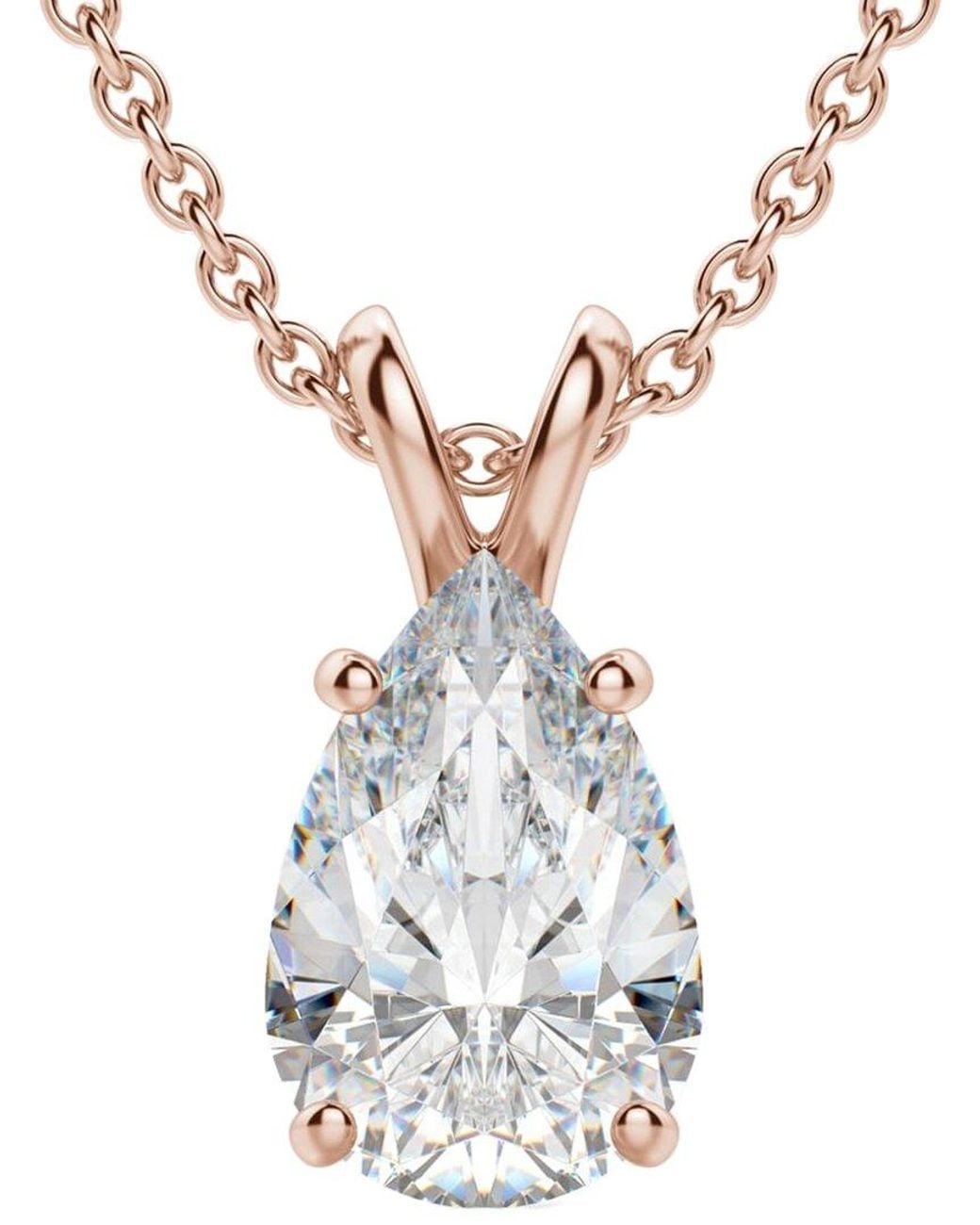 Lab Grown Diamonds Metallic 14K 6.00 Ct. Tw. Lab-Grown Diamond Necklace