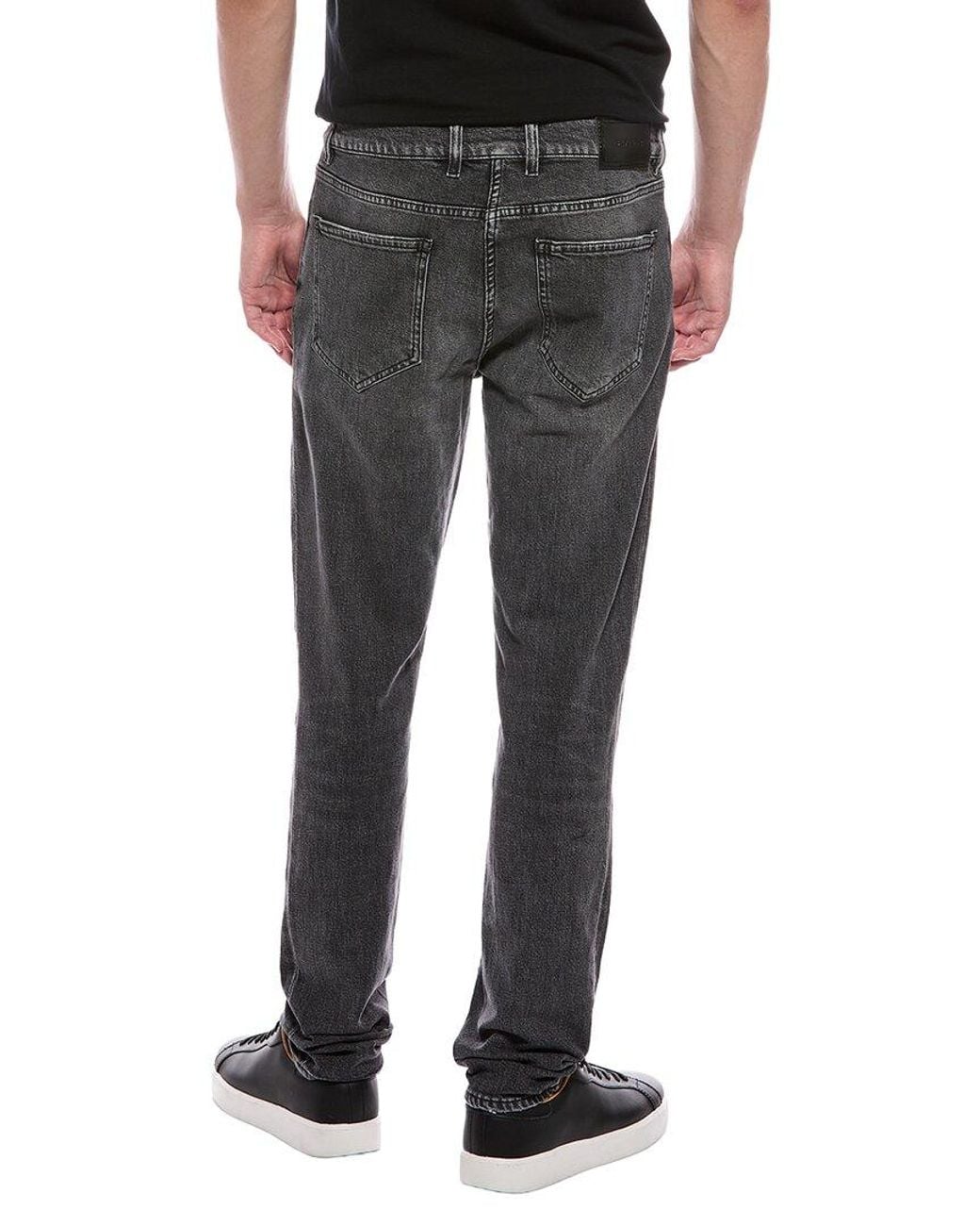 BLK DNM Gray Charcoal Straight Jean for men