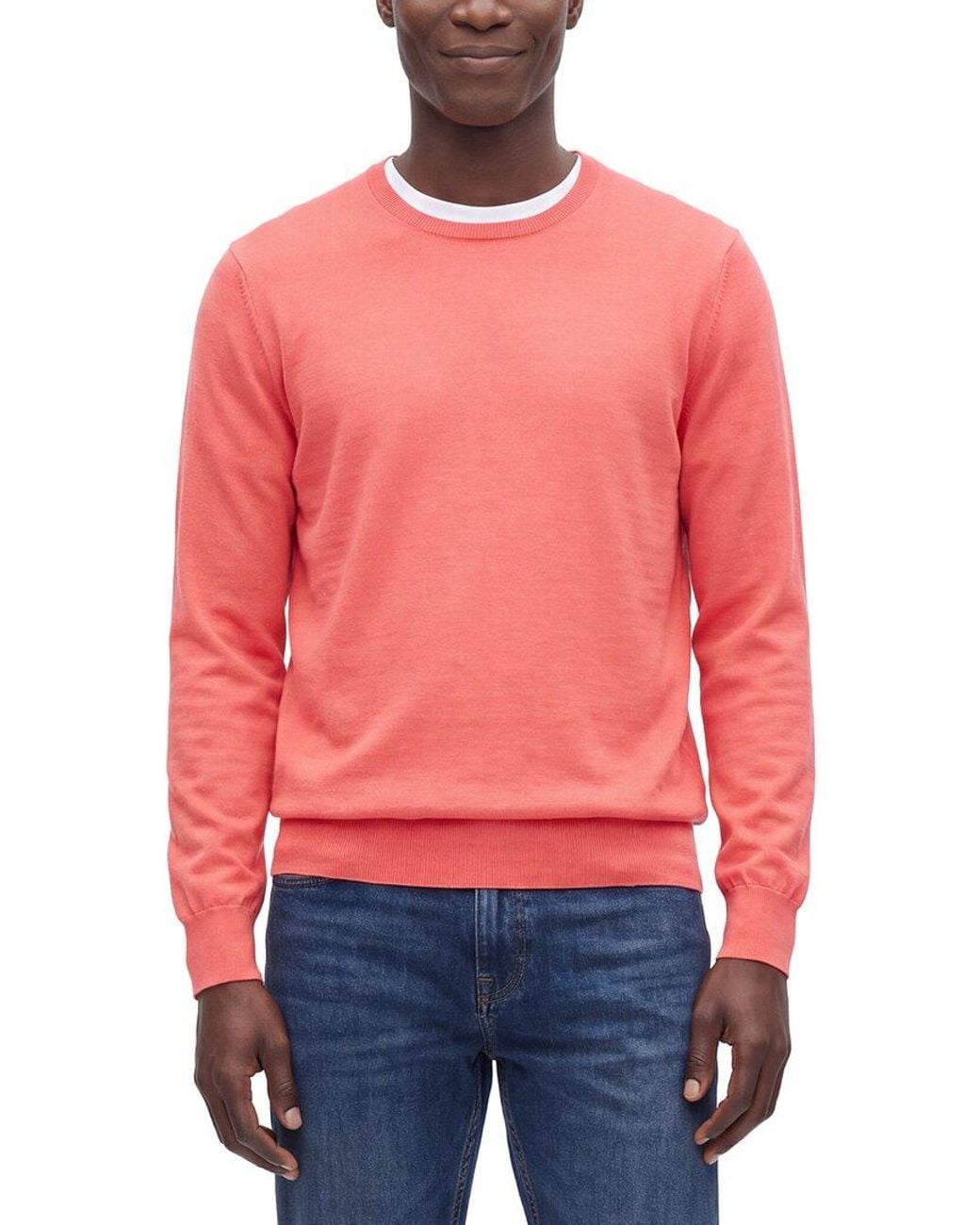 Gran Sasso Red Wool Crewneck Sweater for men