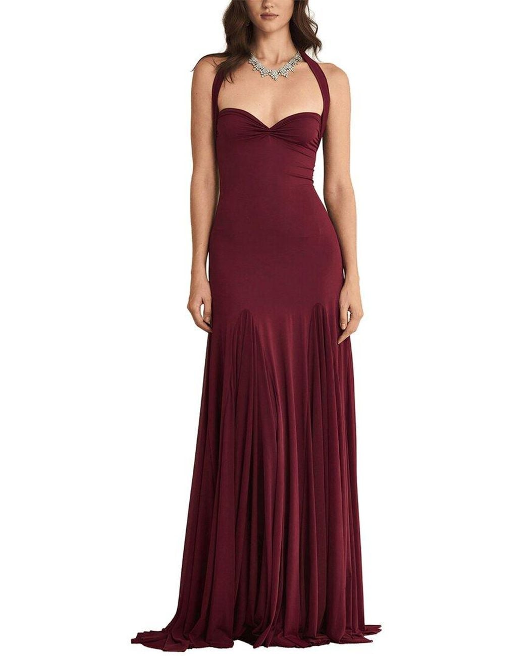 Dilireba Red Maxi Dress