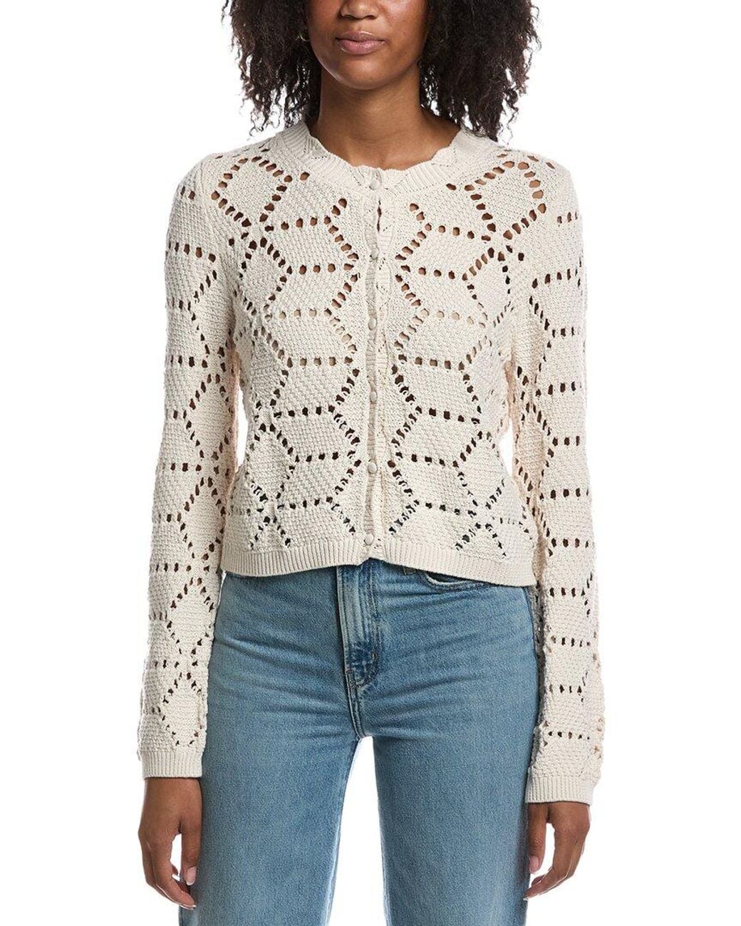 Z Supply Blue Rosalyn Sweater Cardigan