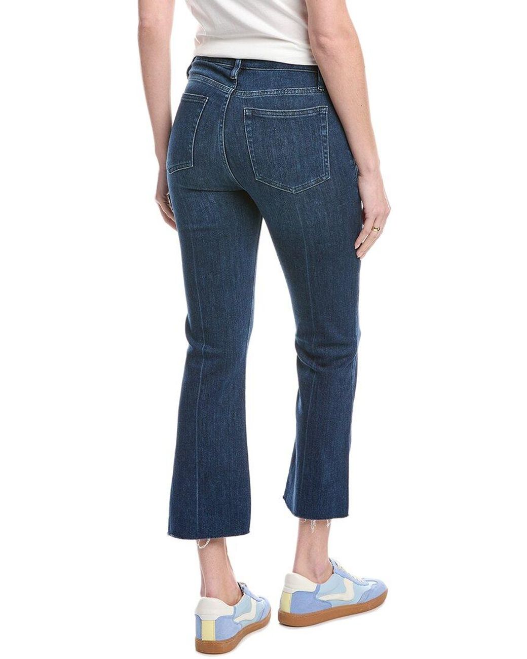 FRAME Blue Le Crop Calvin Mini Bootcut Jean