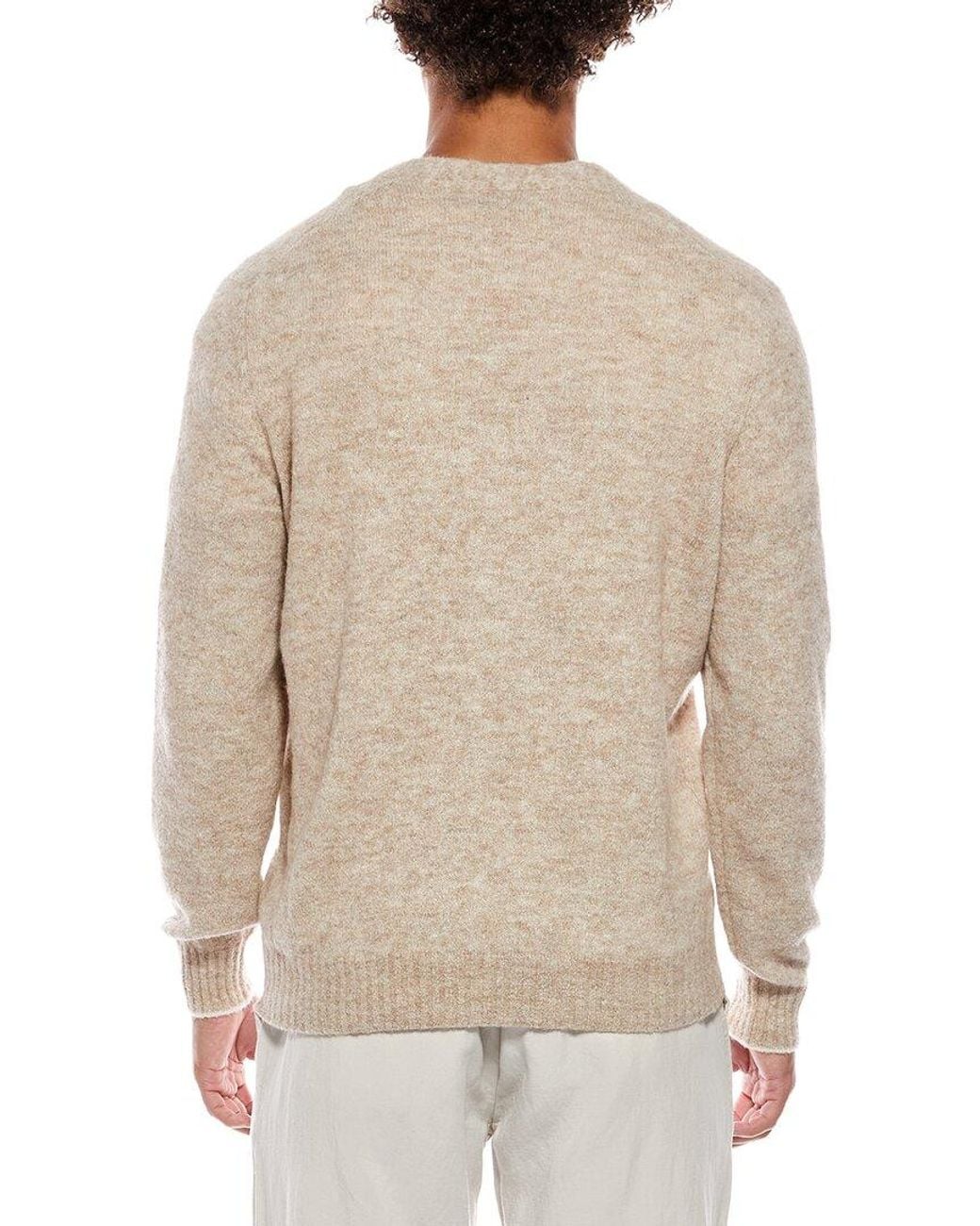 Brunello Cucinelli Natural Alpaca & Wool-Blend Cardigan for men