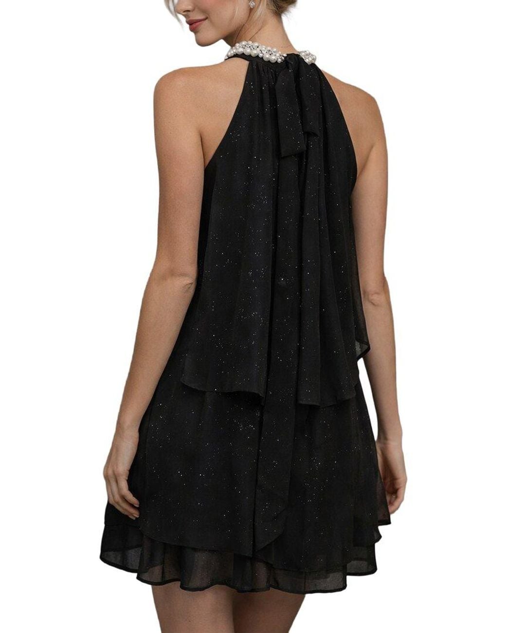 Ariele Tesoro Black Mini Dress