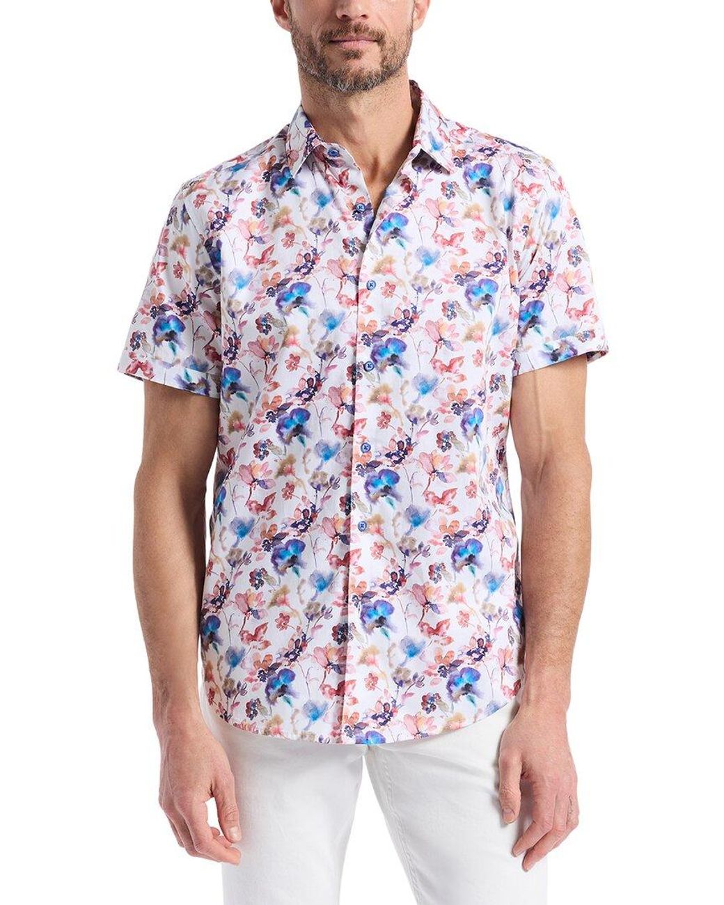 Robert Graham White Norby Woven Shirt for men