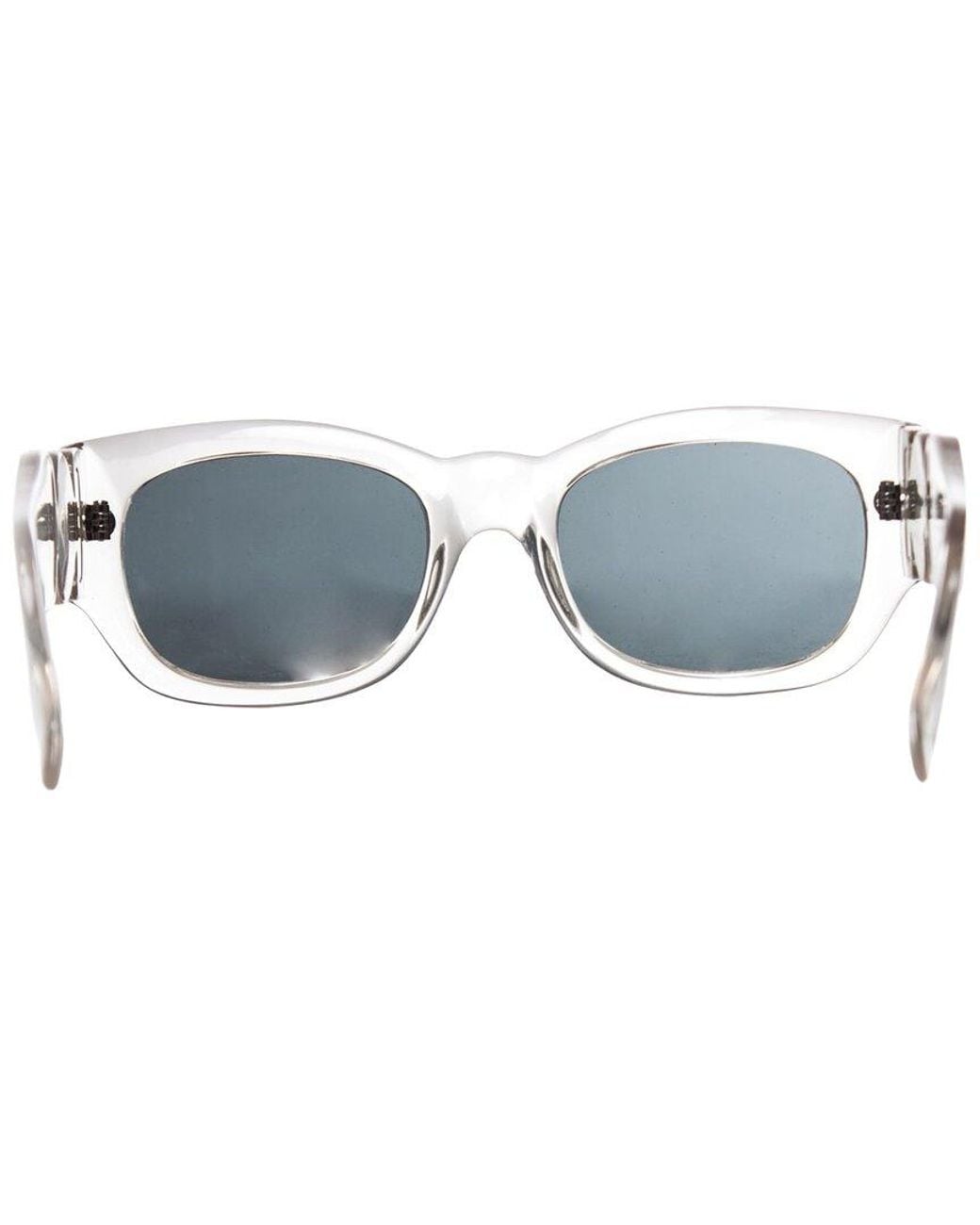 Versace Metallic Oversized Clear Sunglasses (authentic Pre-loved)