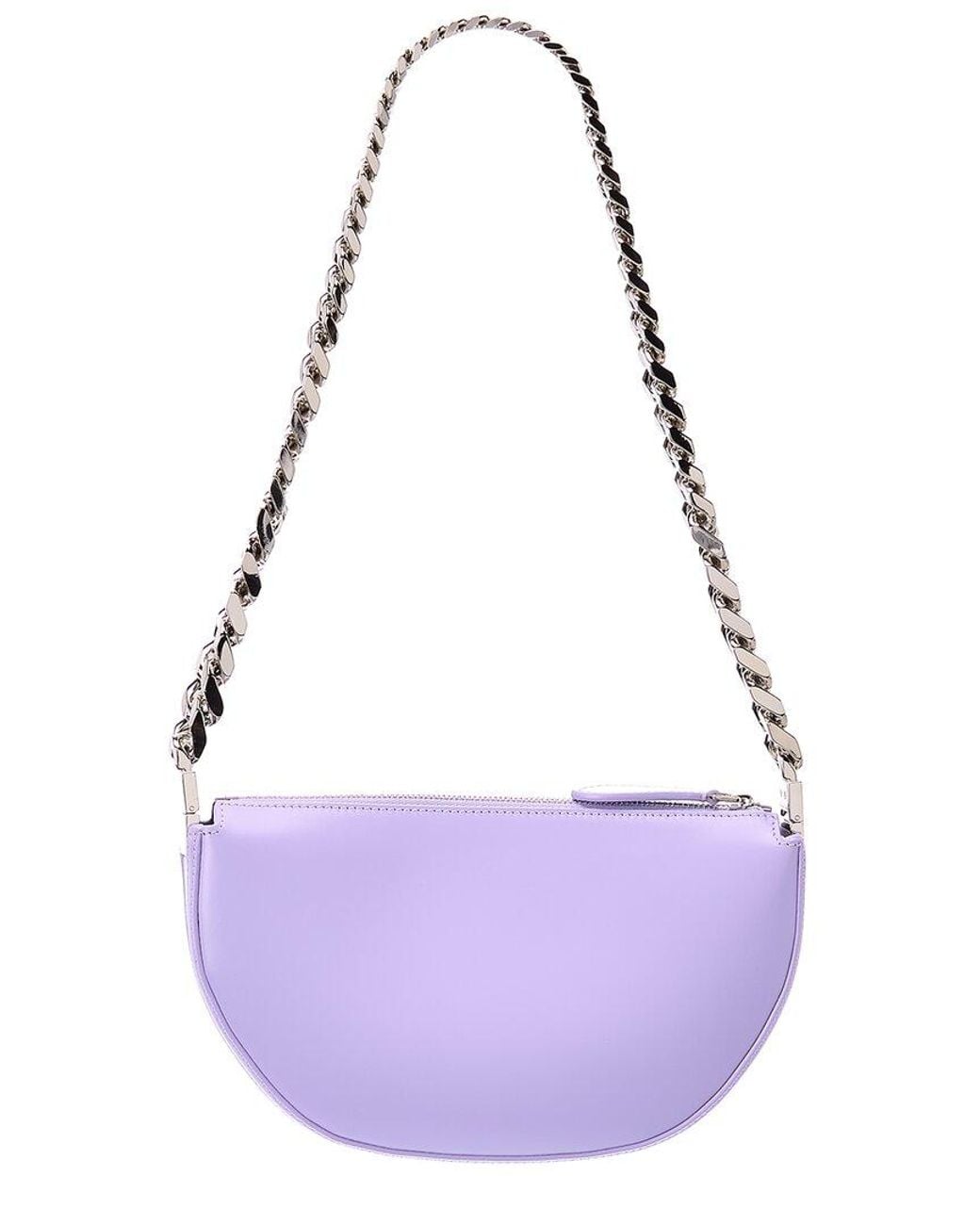 Burberry Purple Olympia Mini Leather Shoulder Bag