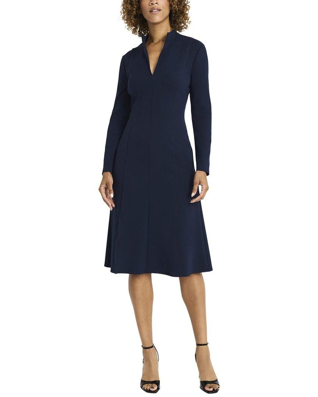 Maggy London Blue Midi Dress