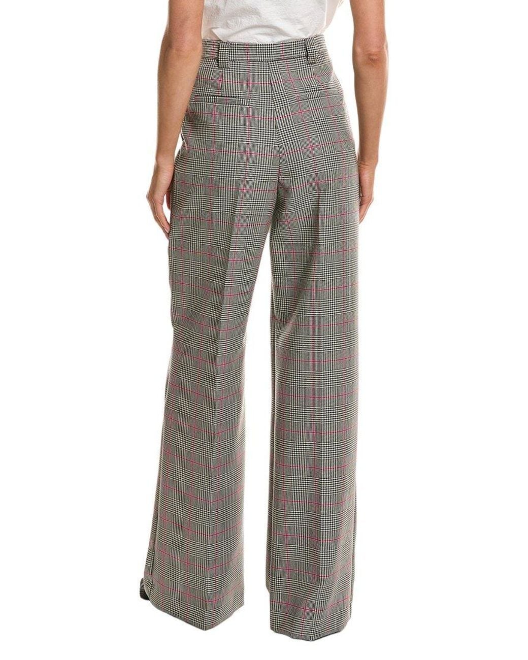 RED Valentino Gray Wool-blend Pant