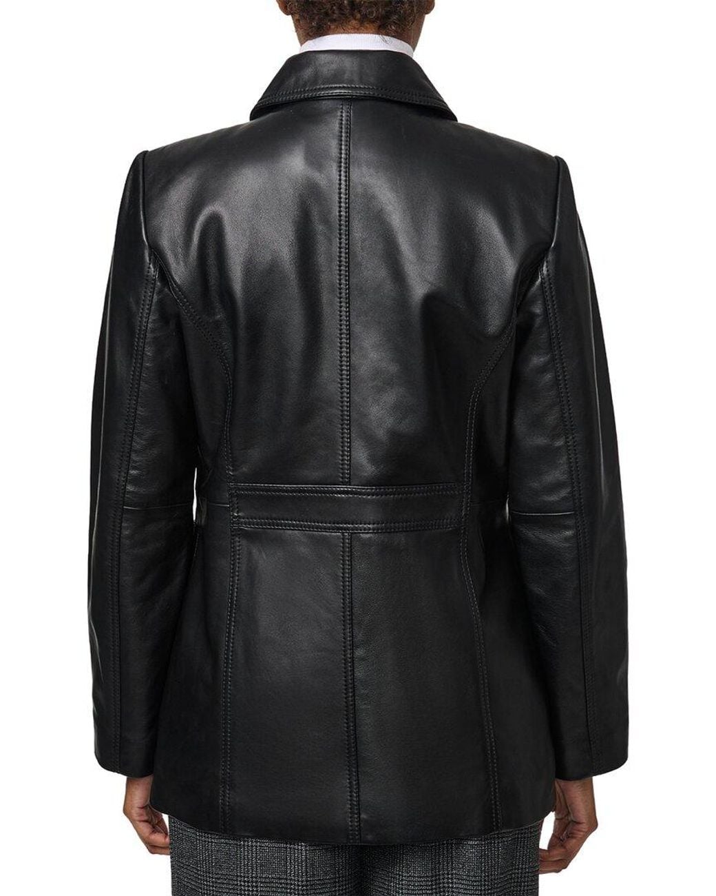 Bernardo Black Medium Leather Jacket