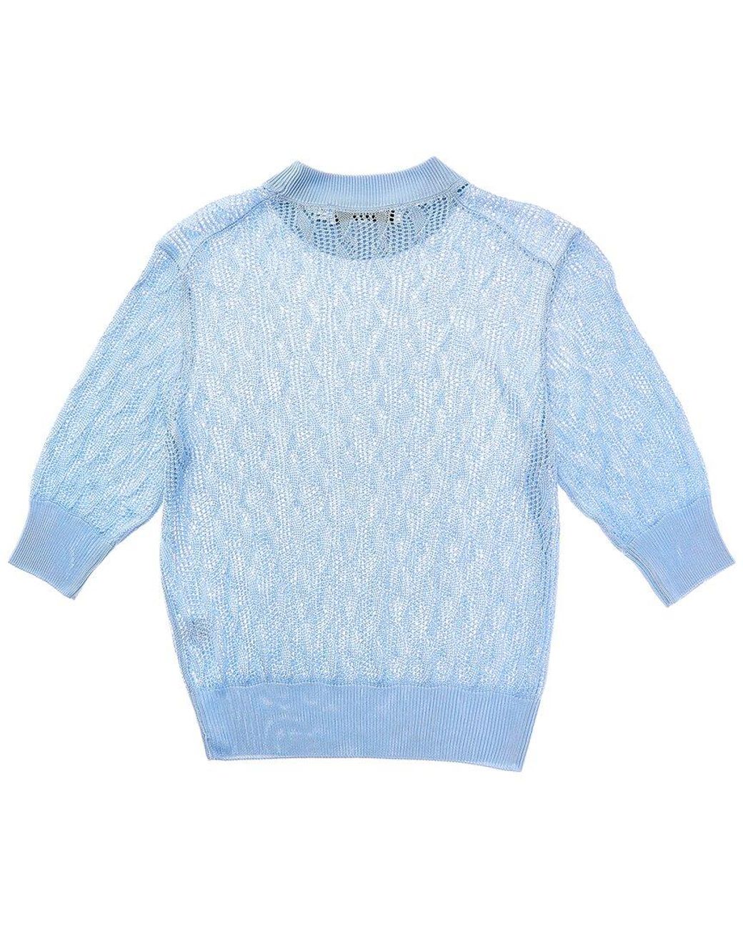 Proenza Schouler Blue Nicola Knit Sweater