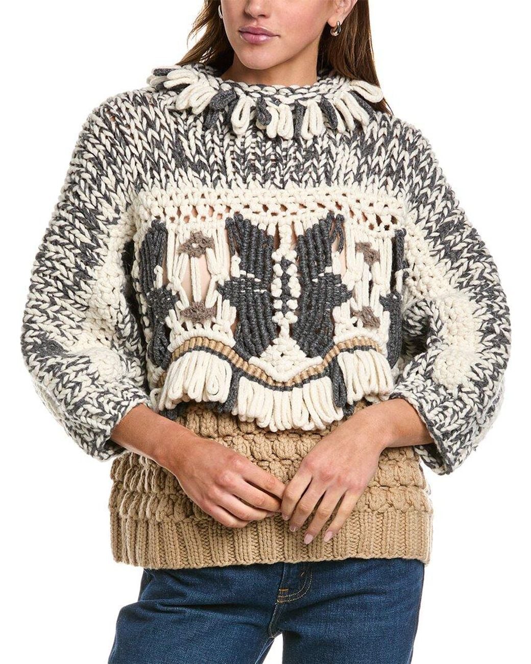 Brunello Cucinelli Gray Cashmere Sweater