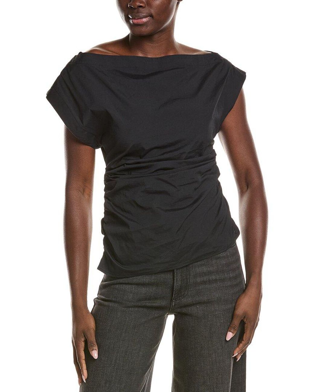 A.L.C. Black Nara Top