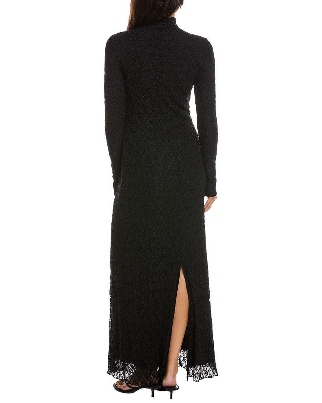 Rag & Bone Black Ellie Lace Maxi Dress