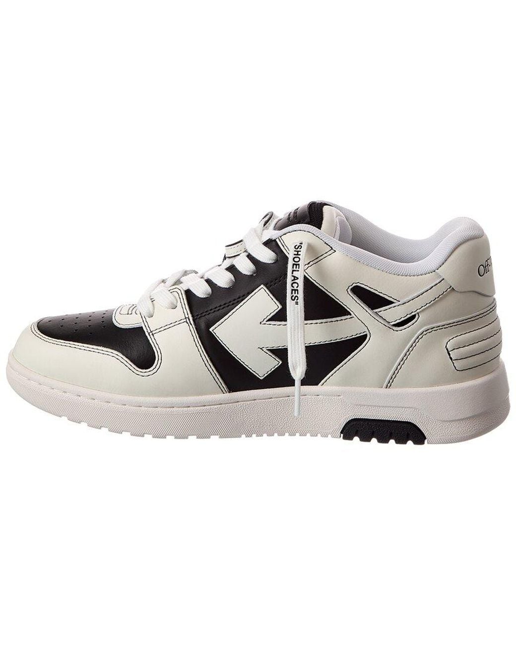 Off-White c/o Virgil Abloh White Out Of Office Leather Sneaker for men