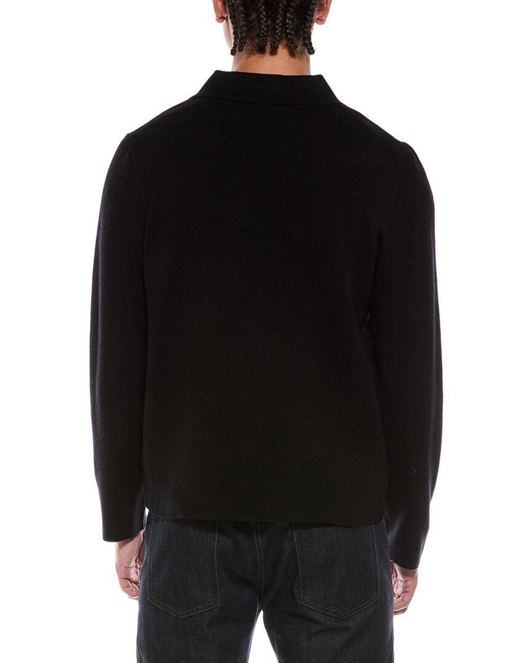 Jason Wu Black Full Zip Sweater for men