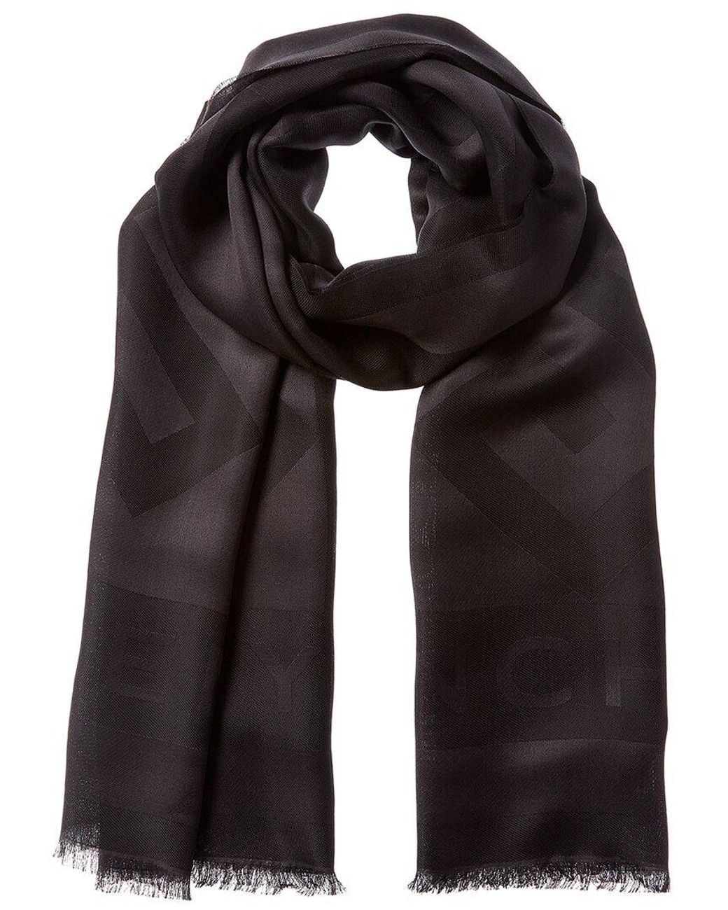 Givenchy G Monogram Wool & Cashmere-blend Scarf in Black | Lyst