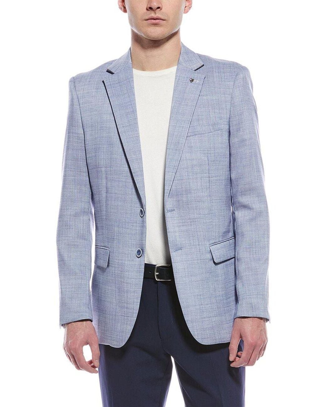Scotch & Soda Blue Modern Fit Jacket for men