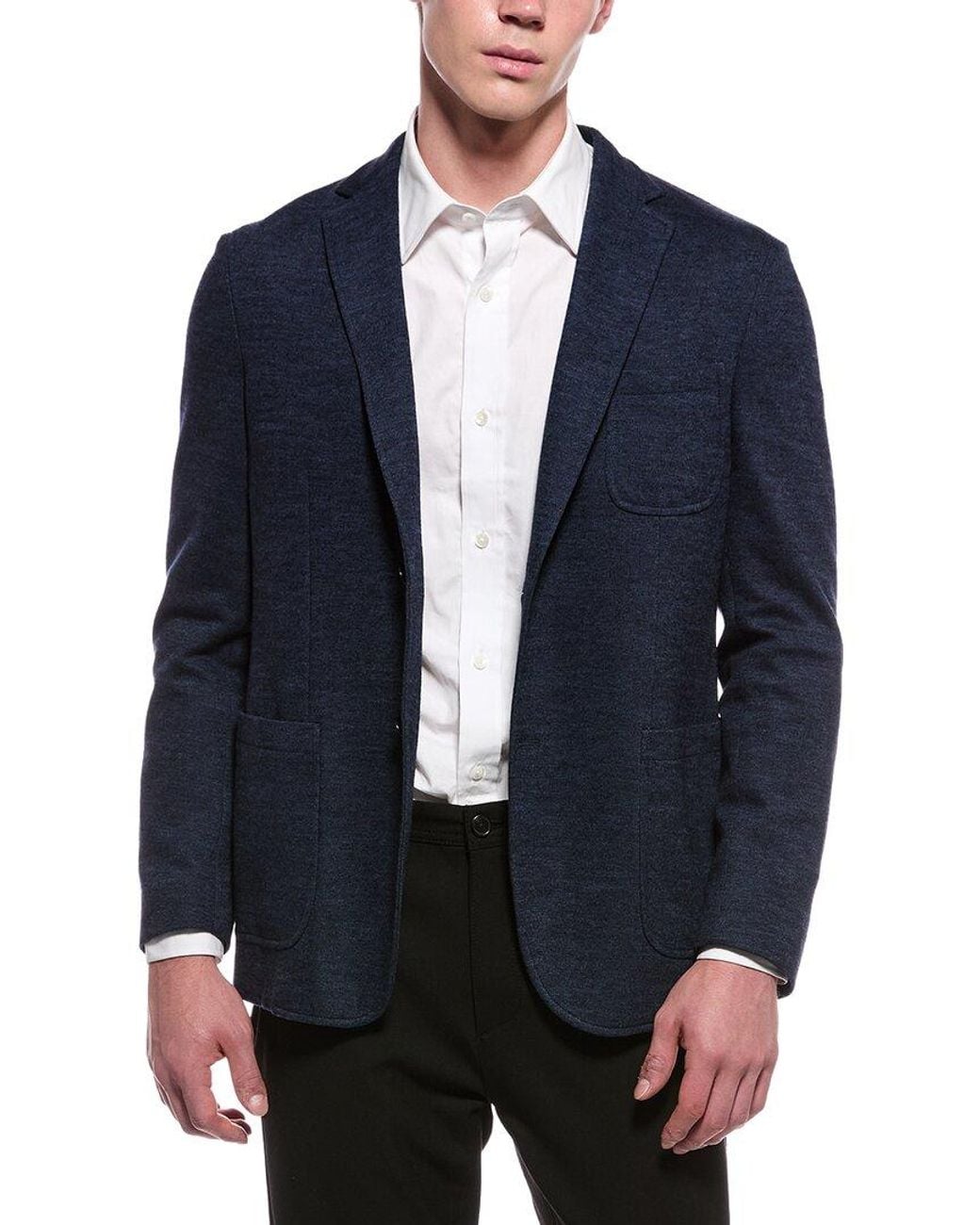 Slowear Blue Montedoro Wool-Blend Sportscoat for men